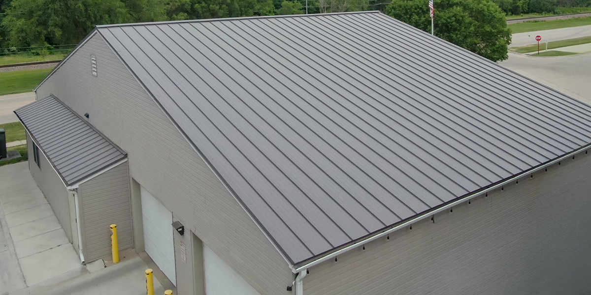 Horizon-Loc metal roof on a commercial building